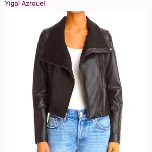 YigaelxAqua Motorcycle Jacket